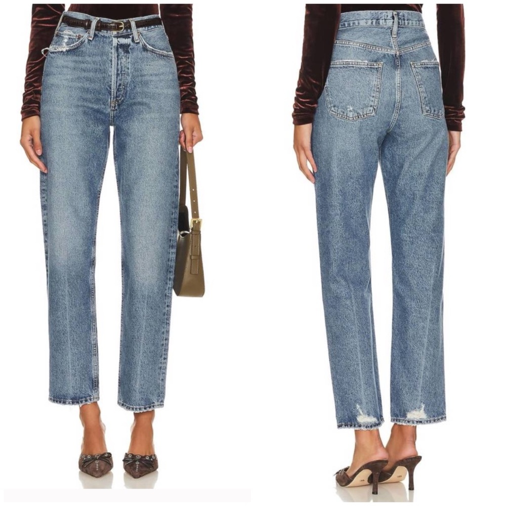 AGOLDE 90's Jean Mid Rise Loose Fit In Hooked - Size 27